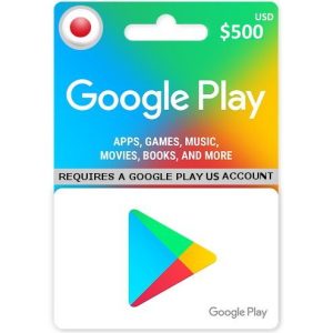 $500 Google Play Gift Card – USA